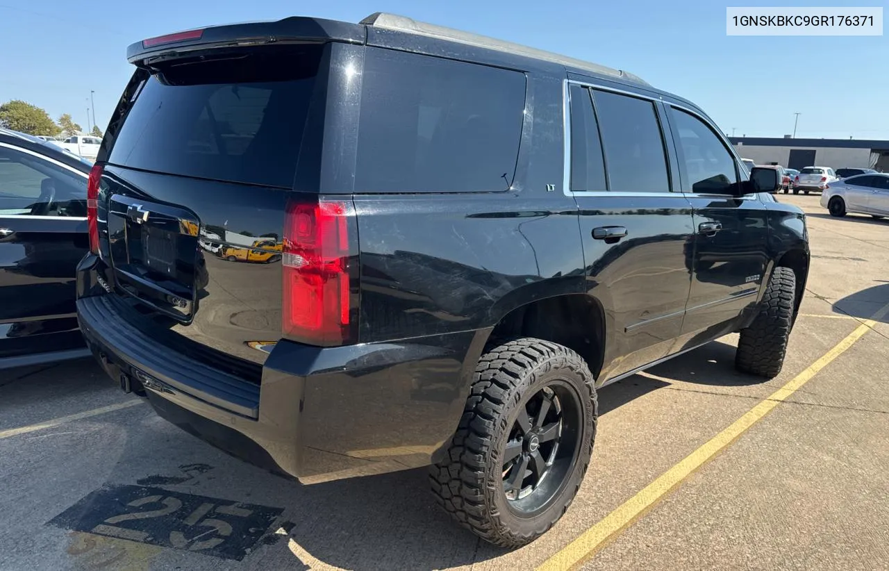 2016 Chevrolet Tahoe K1500 Lt VIN: 1GNSKBKC9GR176371 Lot: 76960024