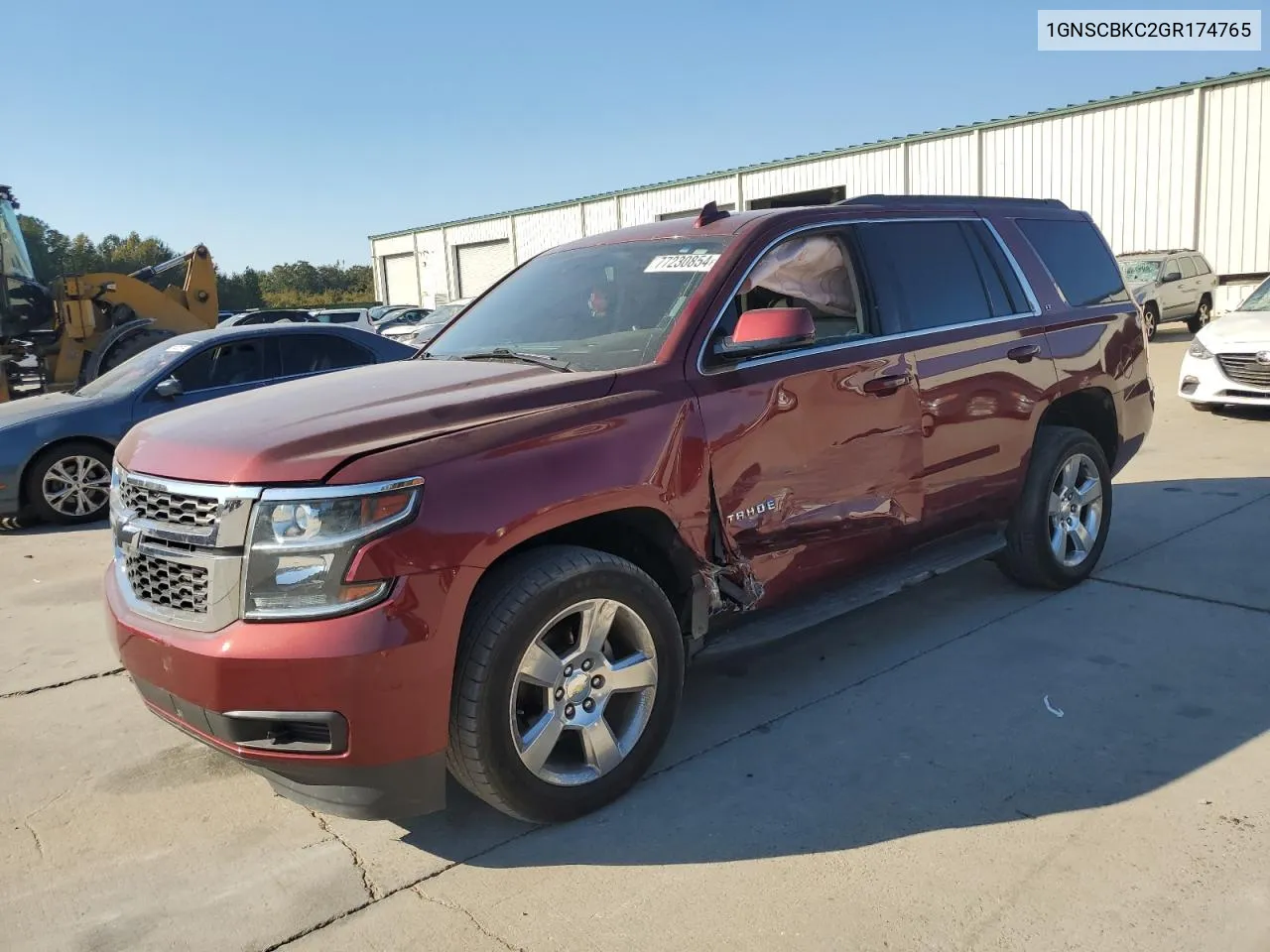 2016 Chevrolet Tahoe C1500 Lt VIN: 1GNSCBKC2GR174765 Lot: 77230854