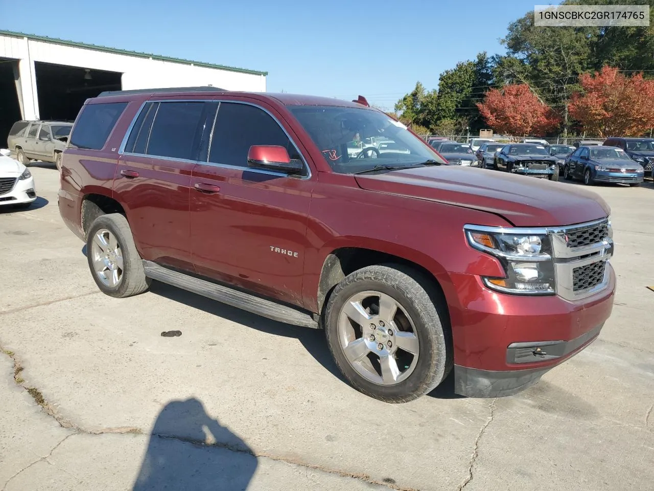 2016 Chevrolet Tahoe C1500 Lt VIN: 1GNSCBKC2GR174765 Lot: 77230854