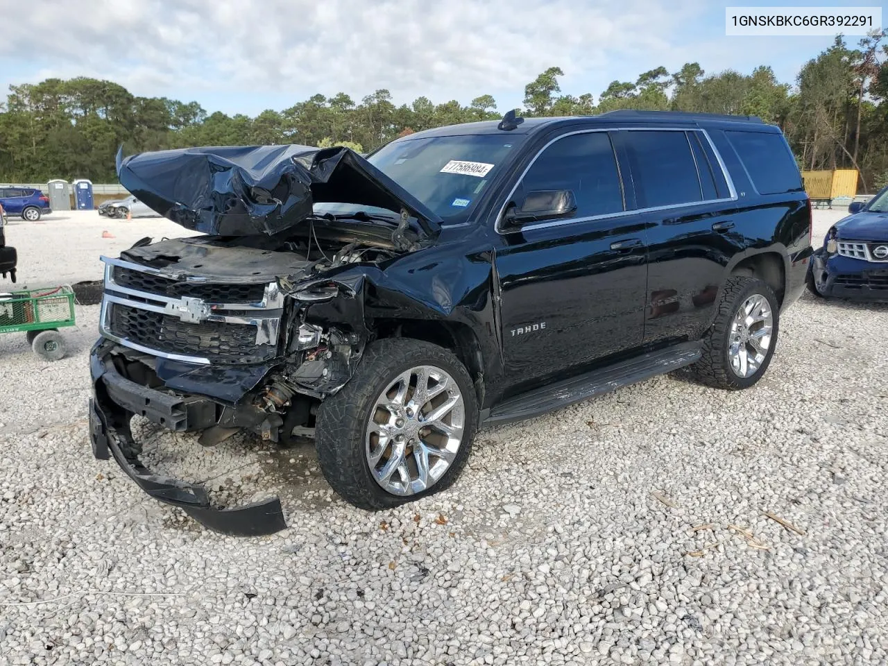 2016 Chevrolet Tahoe K1500 Lt VIN: 1GNSKBKC6GR392291 Lot: 77586984