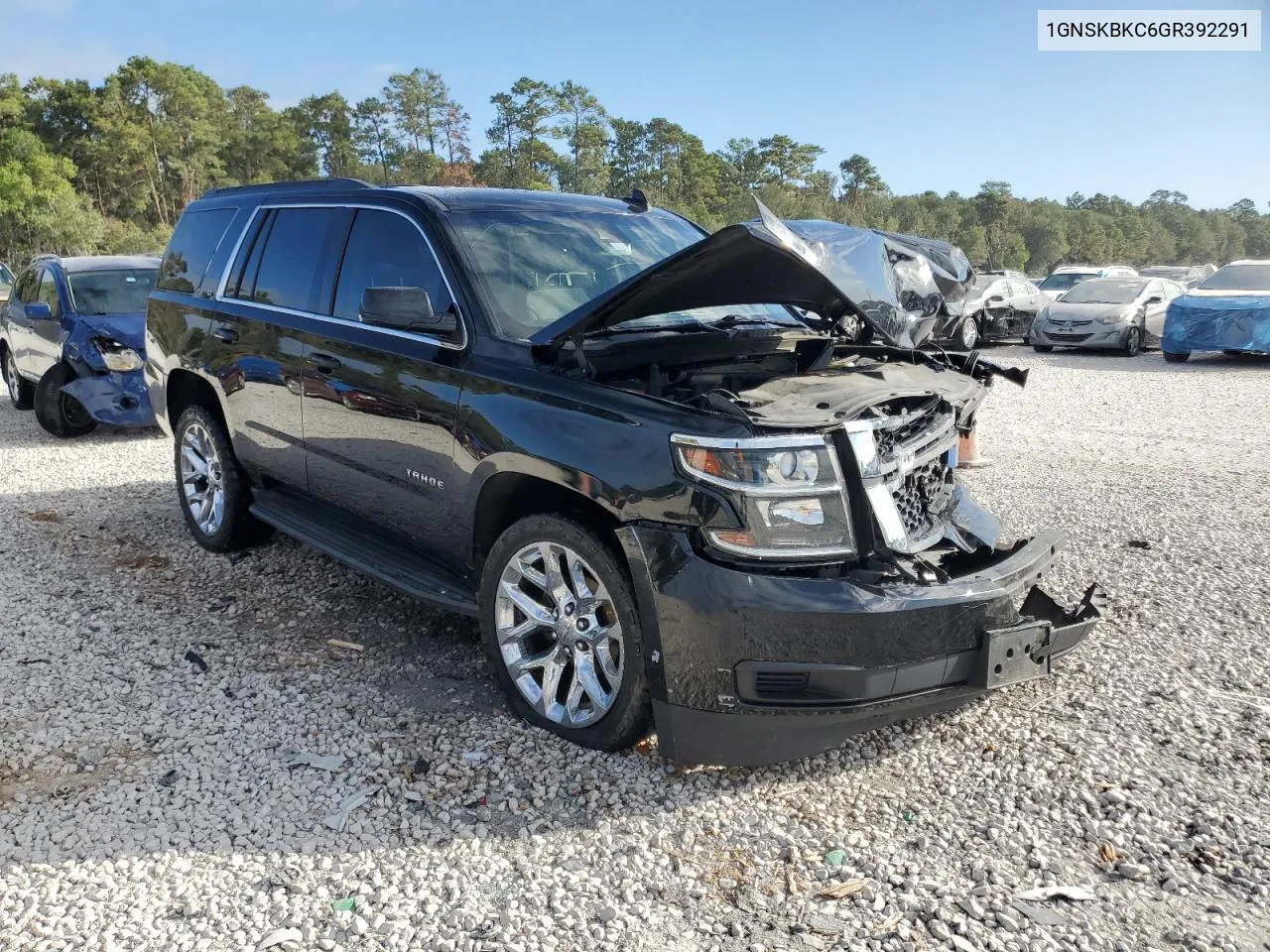 2016 Chevrolet Tahoe K1500 Lt VIN: 1GNSKBKC6GR392291 Lot: 77586984