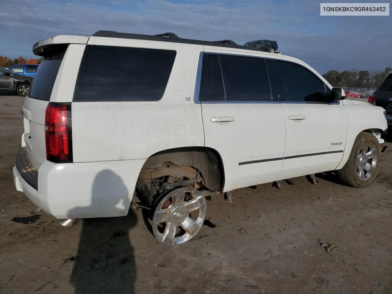 2016 Chevrolet Tahoe K1500 Lt VIN: 1GNSKBKC9GR463452 Lot: 77793044