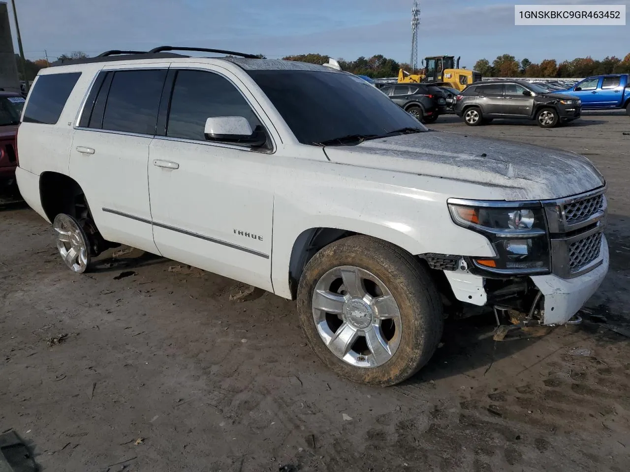 2016 Chevrolet Tahoe K1500 Lt VIN: 1GNSKBKC9GR463452 Lot: 77793044