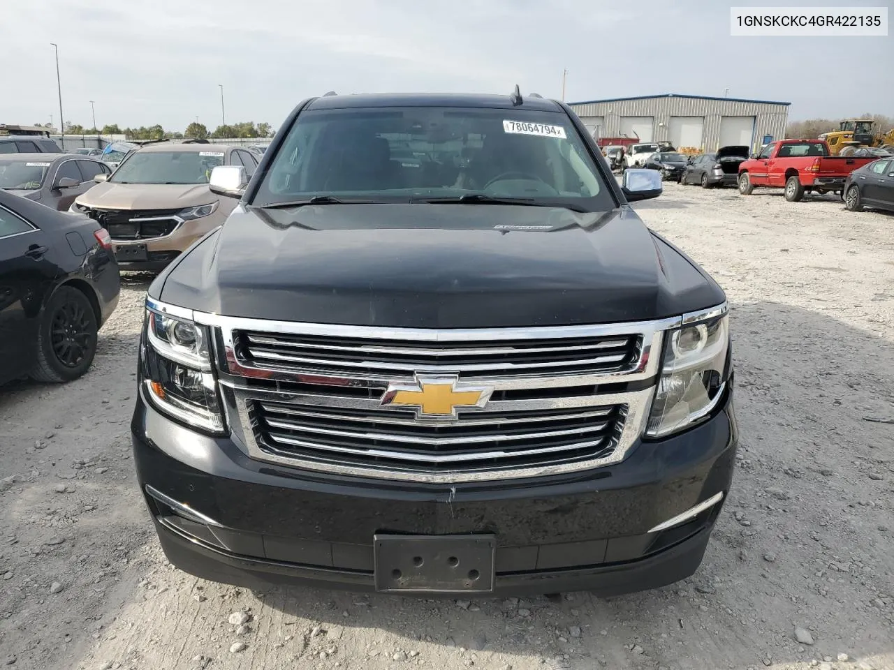 2016 Chevrolet Tahoe K1500 Ltz VIN: 1GNSKCKC4GR422135 Lot: 78064794