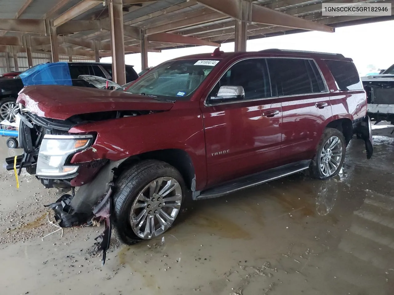 2016 Chevrolet Tahoe C1500 Ltz VIN: 1GNSCCKC5GR182946 Lot: 79180474