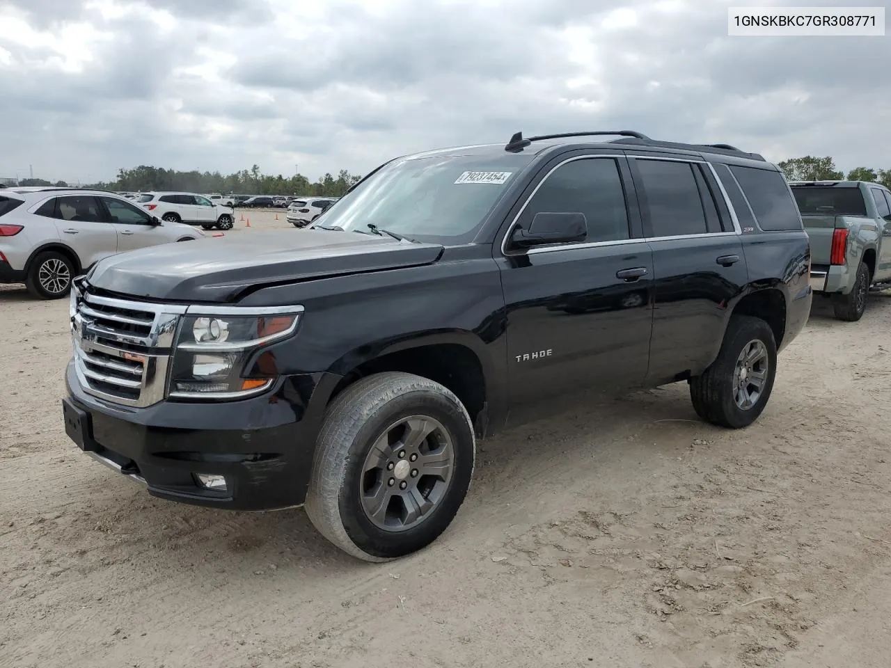 2016 Chevrolet Tahoe K1500 Lt VIN: 1GNSKBKC7GR308771 Lot: 79237454