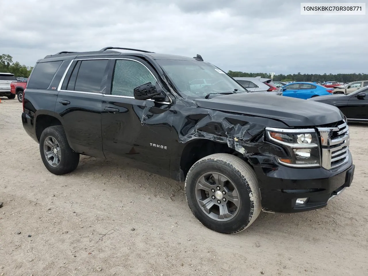 2016 Chevrolet Tahoe K1500 Lt VIN: 1GNSKBKC7GR308771 Lot: 79237454