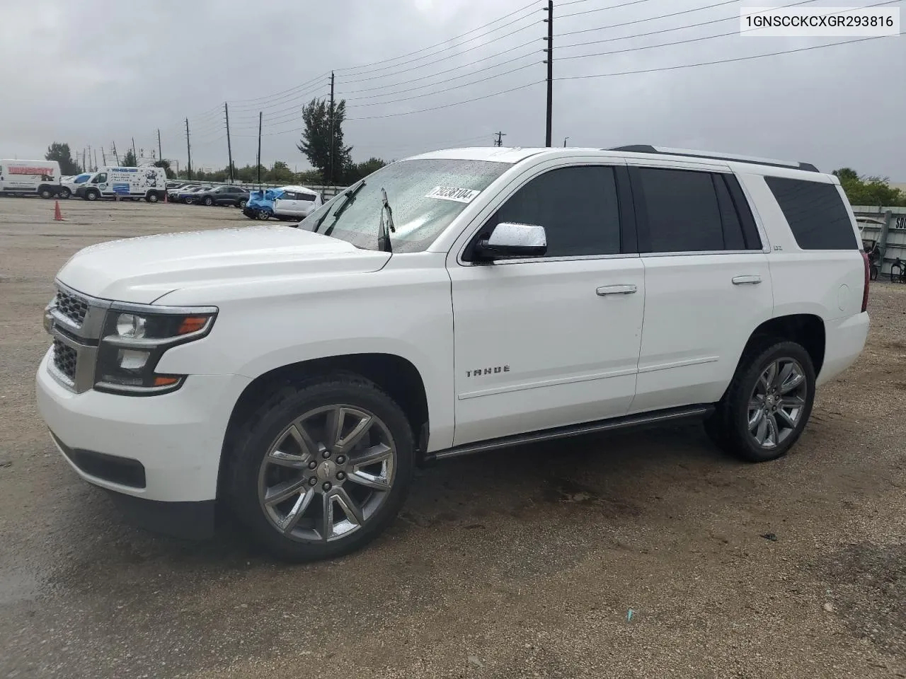 2016 Chevrolet Tahoe C1500 Ltz VIN: 1GNSCCKCXGR293816 Lot: 79238104