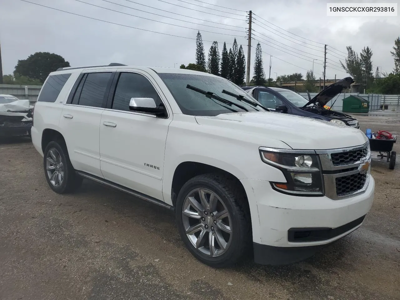 2016 Chevrolet Tahoe C1500 Ltz VIN: 1GNSCCKCXGR293816 Lot: 79238104