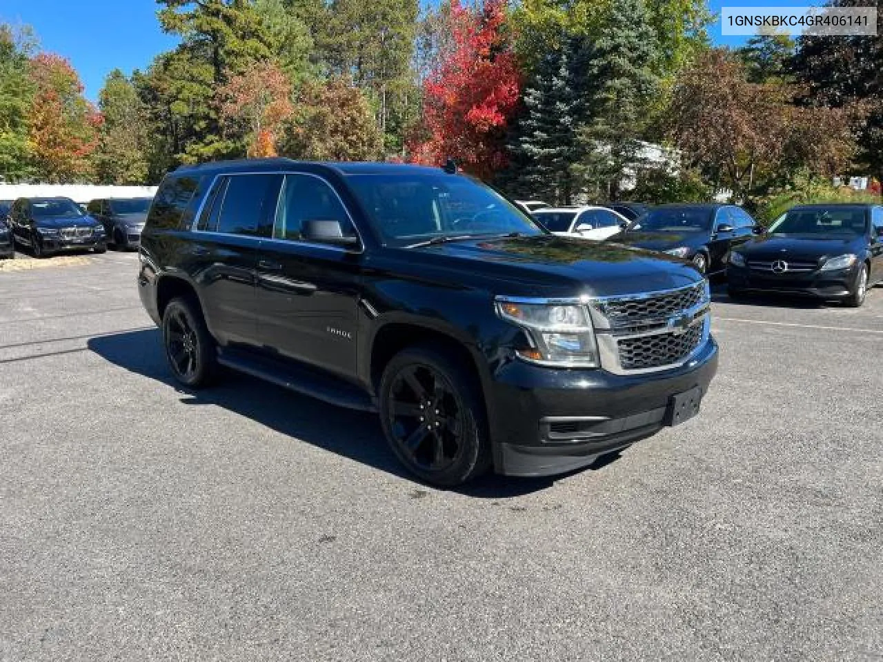 2016 Chevrolet Tahoe K1500 Lt VIN: 1GNSKBKC4GR406141 Lot: 79390774