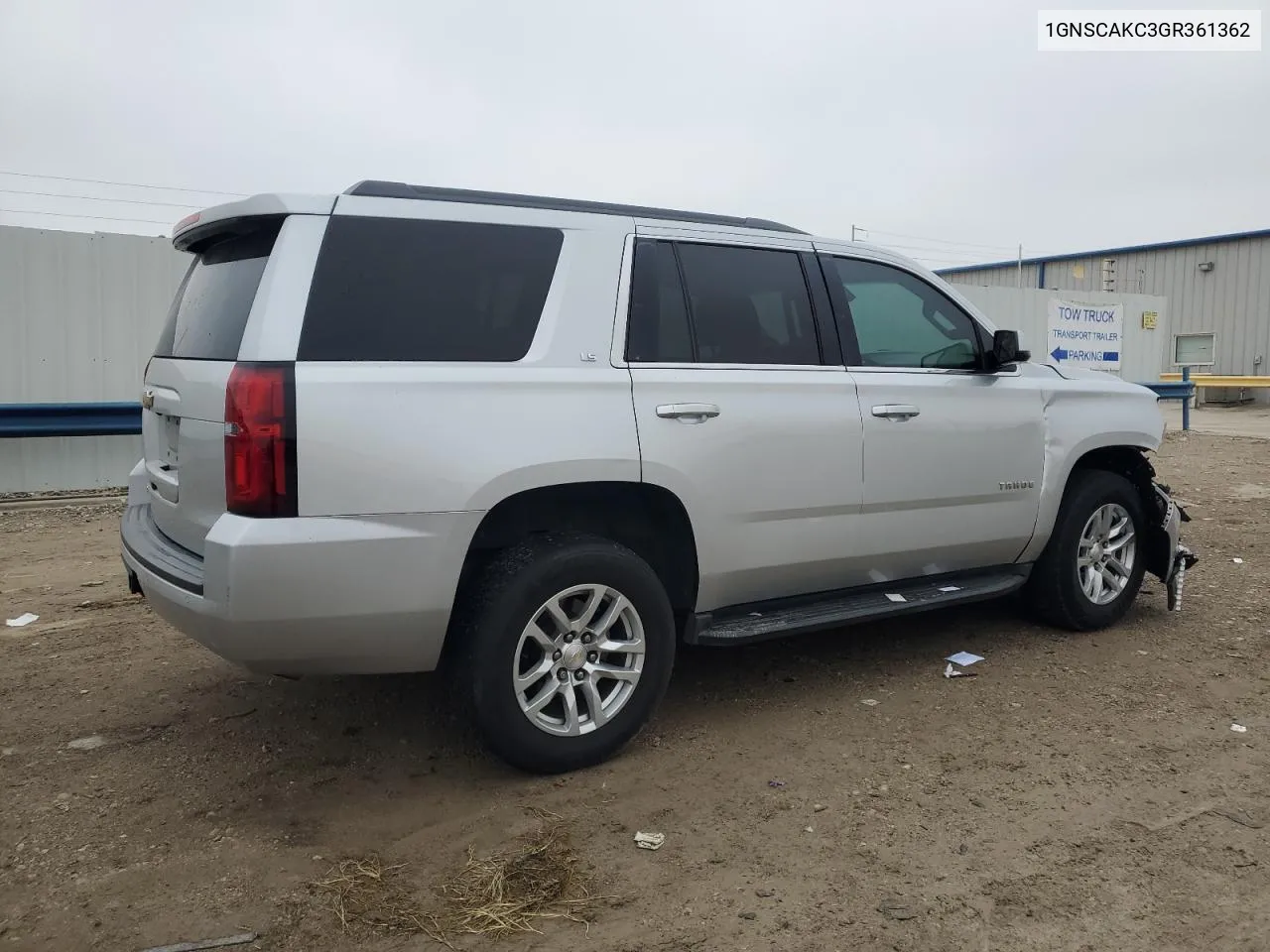 2016 Chevrolet Tahoe C1500 Ls VIN: 1GNSCAKC3GR361362 Lot: 79651454