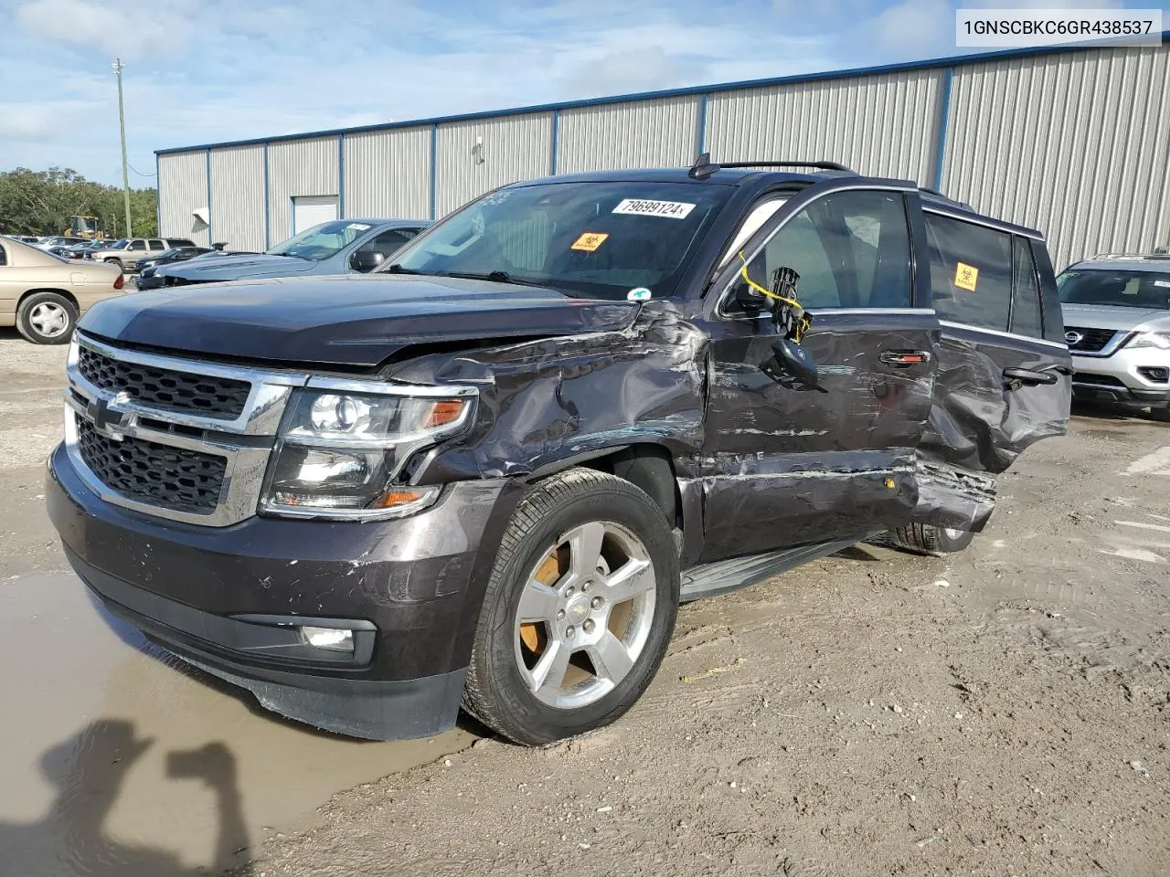 2016 Chevrolet Tahoe C1500 Lt VIN: 1GNSCBKC6GR438537 Lot: 79699124