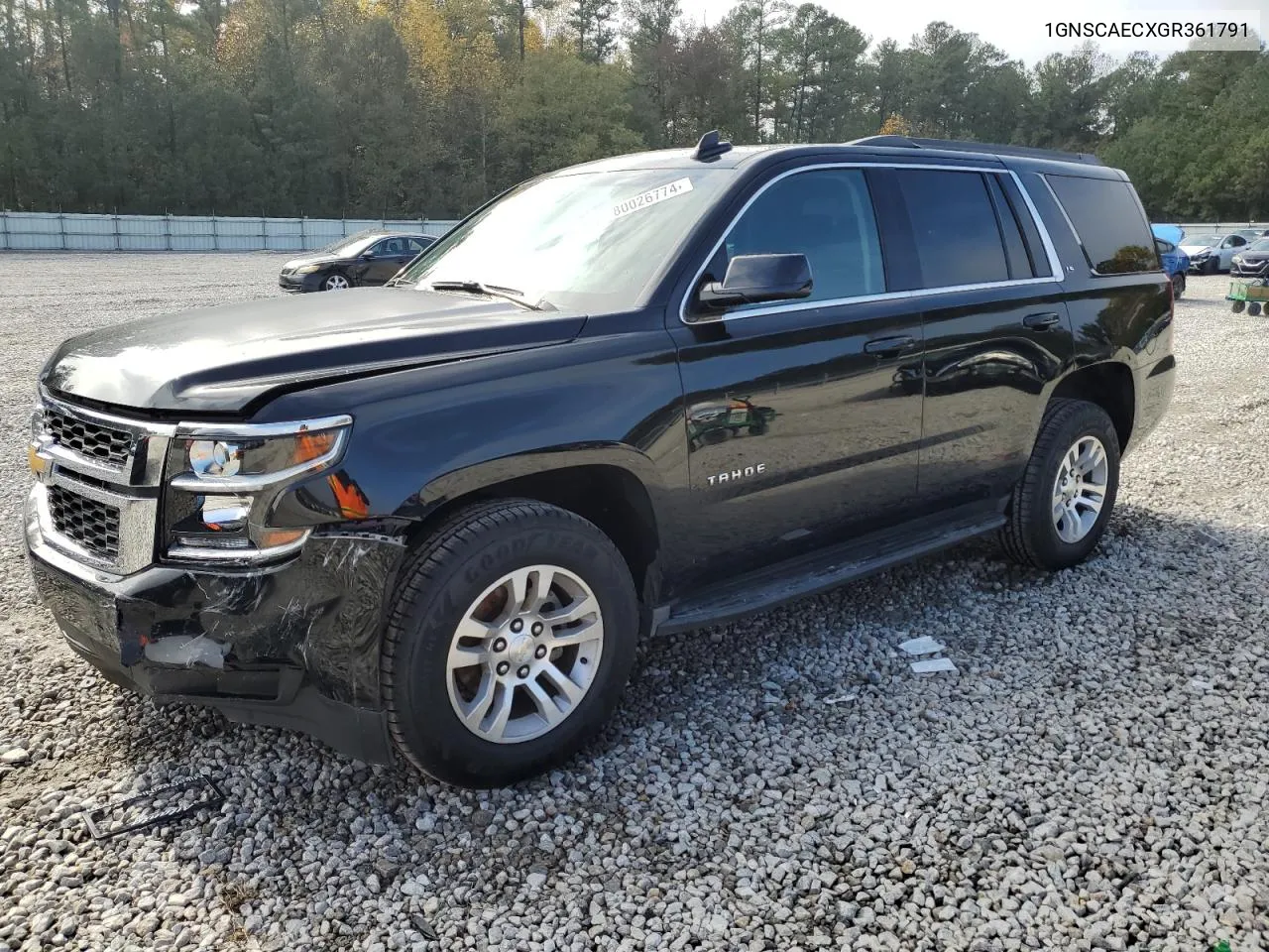 2016 Chevrolet Tahoe C1500 Ls VIN: 1GNSCAECXGR361791 Lot: 80026774