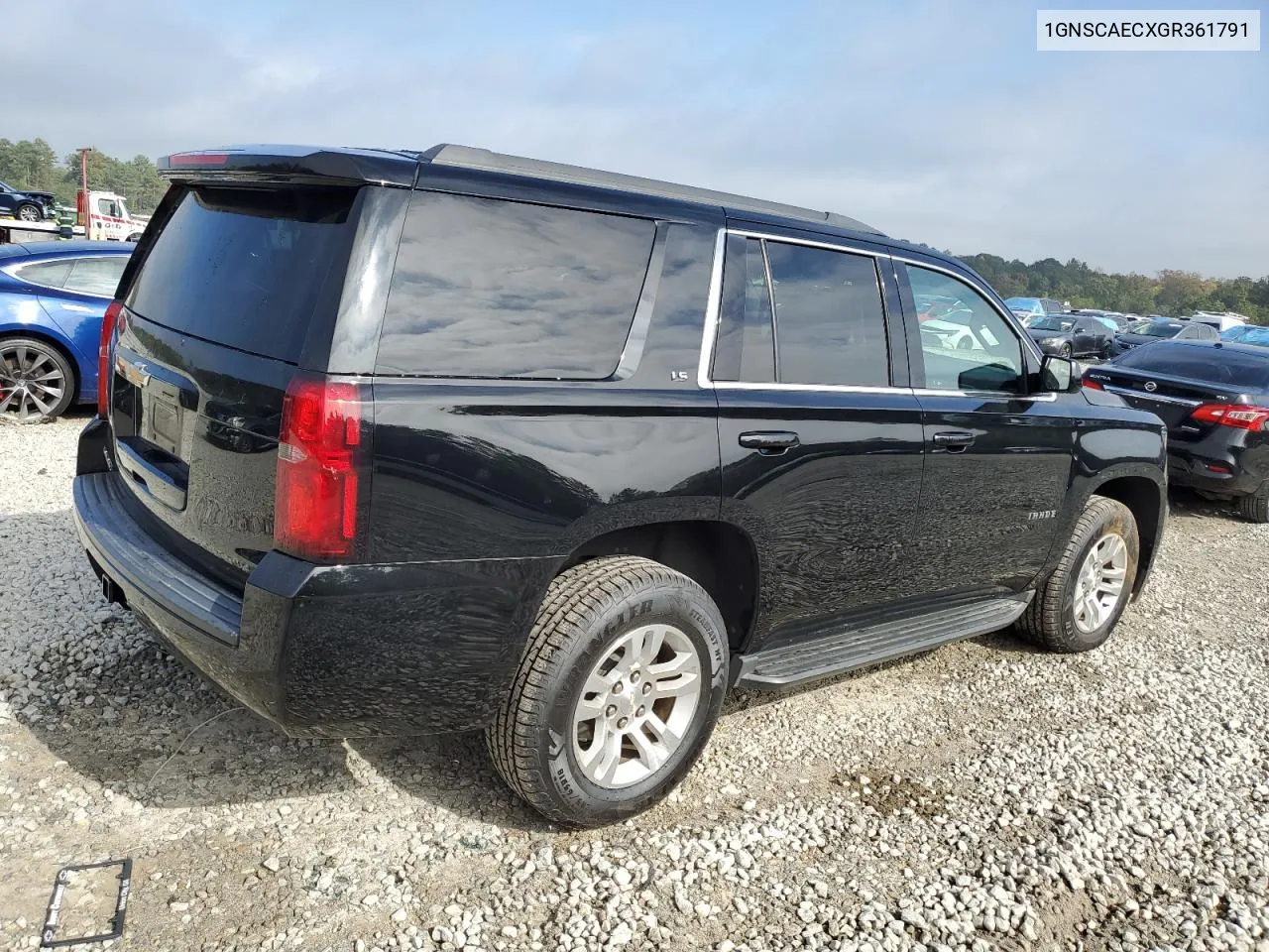 2016 Chevrolet Tahoe C1500 Ls VIN: 1GNSCAECXGR361791 Lot: 80026774