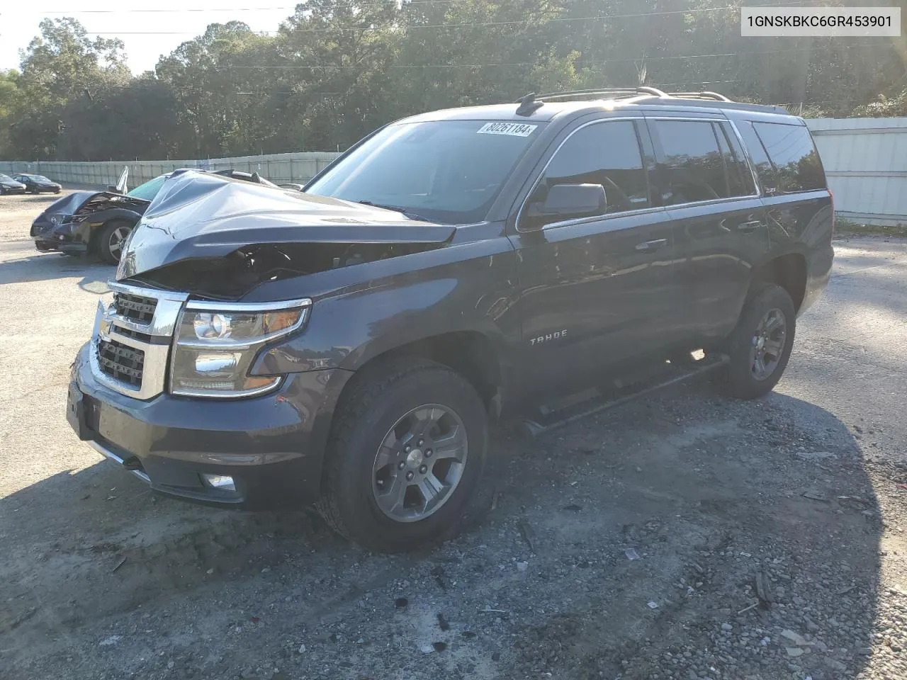 2016 Chevrolet Tahoe K1500 Lt VIN: 1GNSKBKC6GR453901 Lot: 80261184