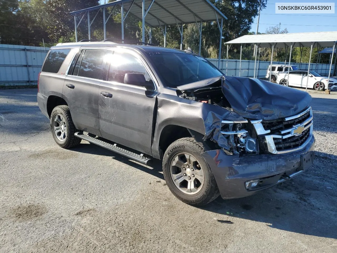 2016 Chevrolet Tahoe K1500 Lt VIN: 1GNSKBKC6GR453901 Lot: 80261184