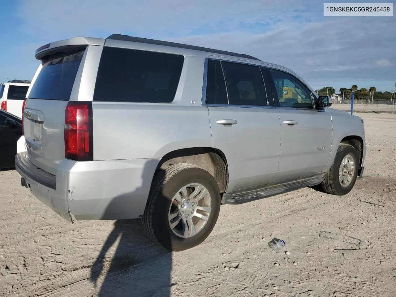 2016 Chevrolet Tahoe K1500 Lt VIN: 1GNSKBKC5GR245458 Lot: 80491844