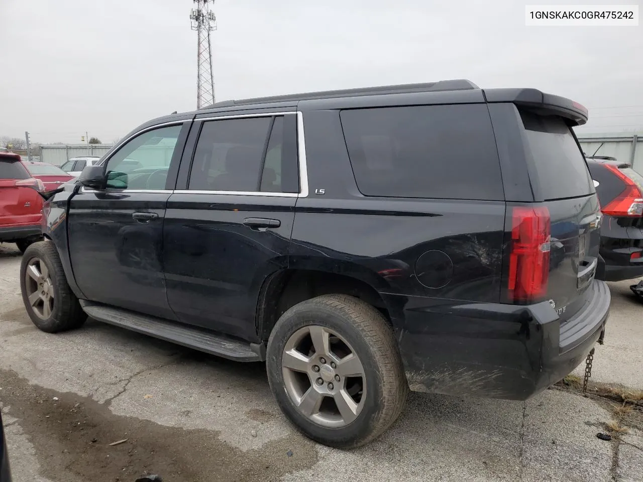 2016 Chevrolet Tahoe K1500 Ls VIN: 1GNSKAKC0GR475242 Lot: 80676064