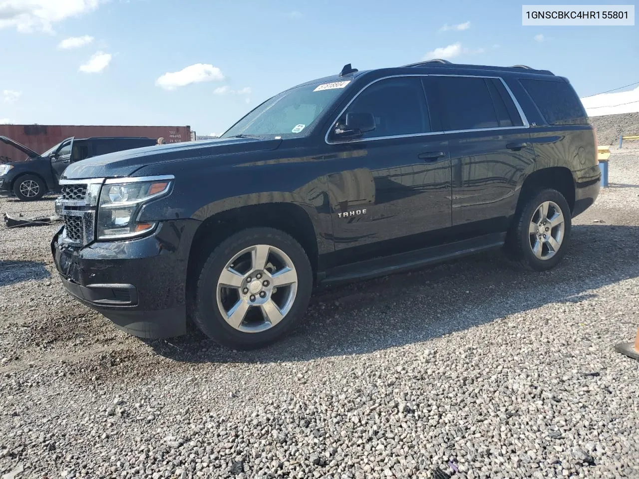 2017 Chevrolet Tahoe C1500 Lt VIN: 1GNSCBKC4HR155801 Lot: 57818804