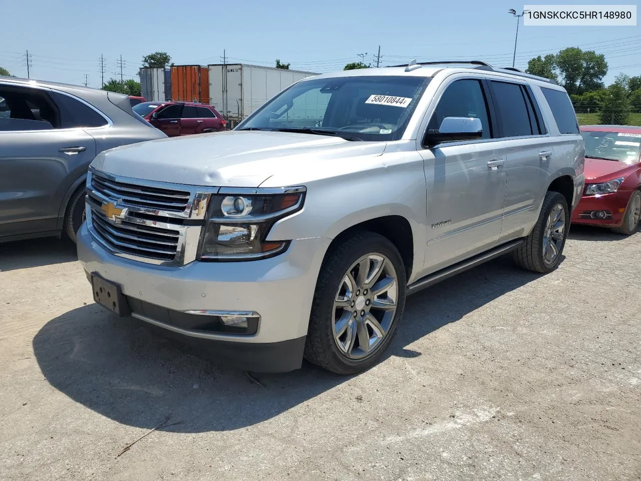 2017 Chevrolet Tahoe K1500 Premier VIN: 1GNSKCKC5HR148980 Lot: 58010844