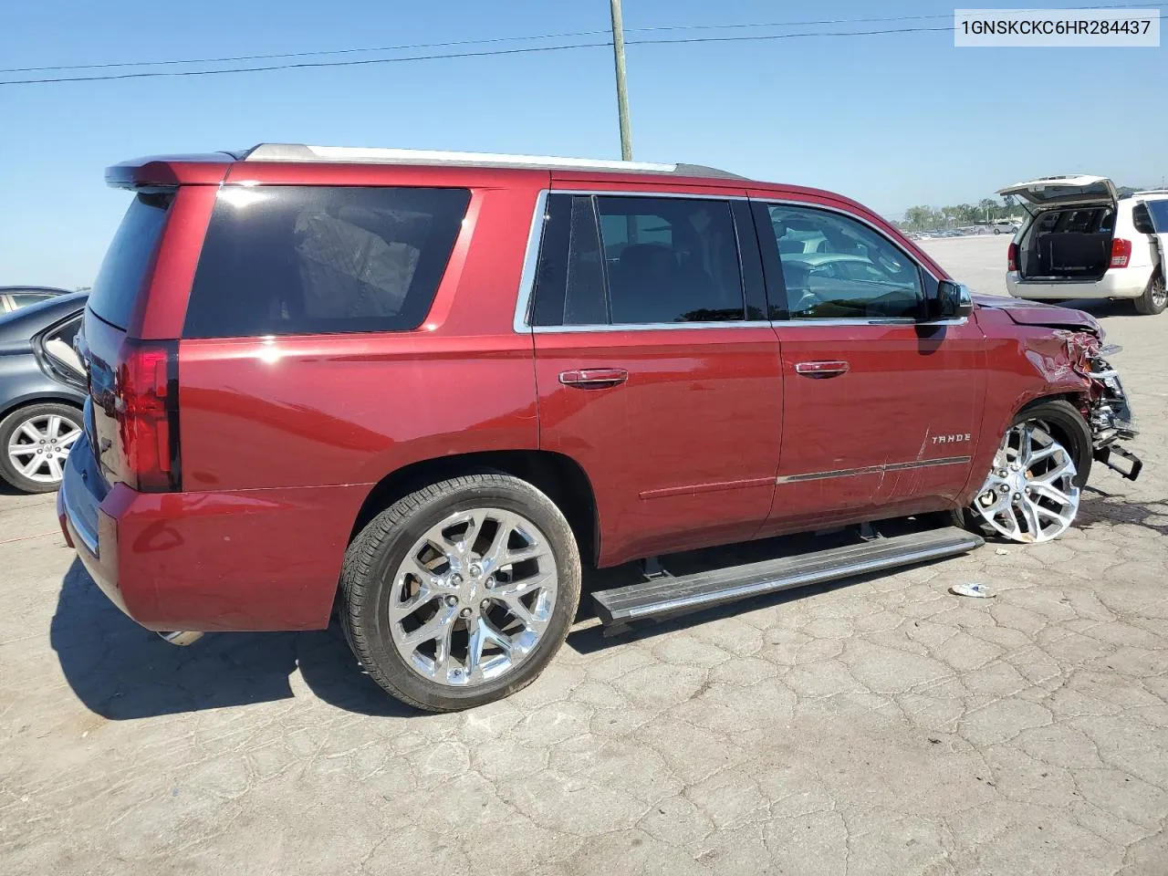 2017 Chevrolet Tahoe K1500 Premier VIN: 1GNSKCKC6HR284437 Lot: 58087134