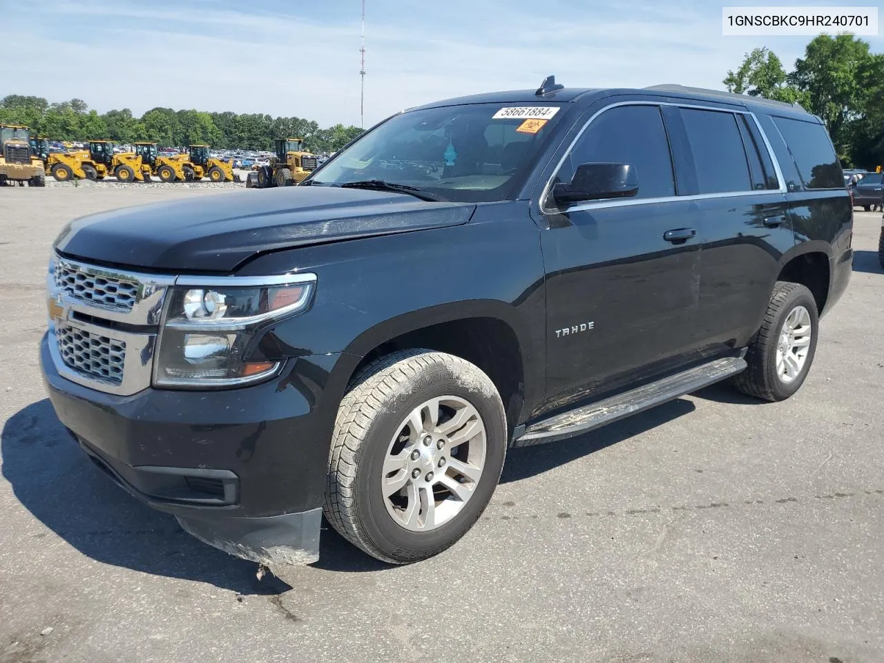 2017 Chevrolet Tahoe C1500 Lt VIN: 1GNSCBKC9HR240701 Lot: 58661884