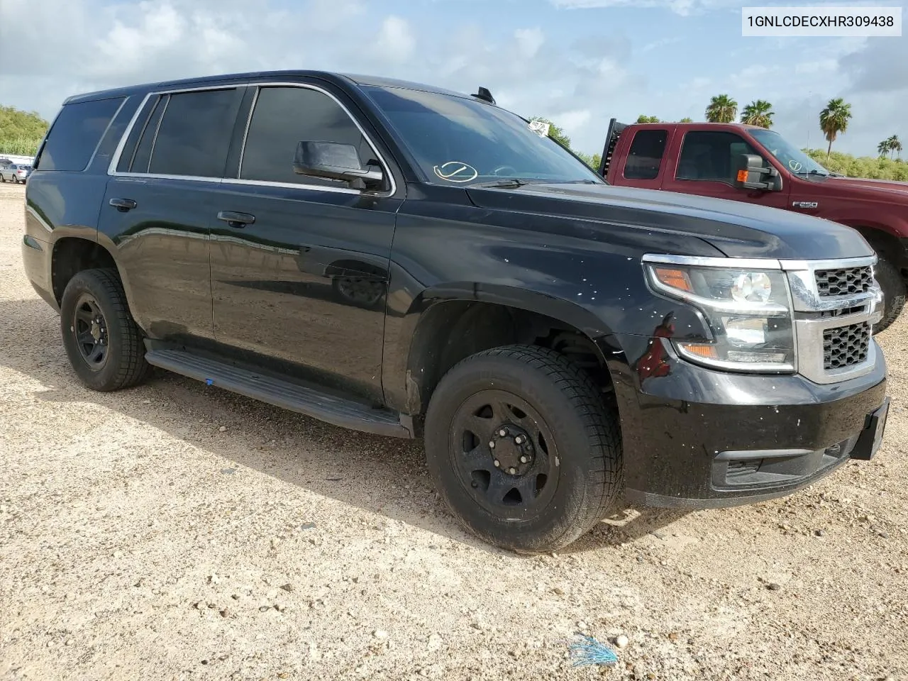 2017 Chevrolet Tahoe Police VIN: 1GNLCDECXHR309438 Lot: 59137274