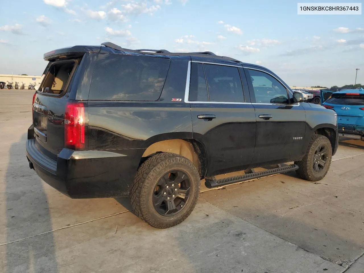 2017 Chevrolet Tahoe K1500 Lt VIN: 1GNSKBKC8HR367443 Lot: 62752734