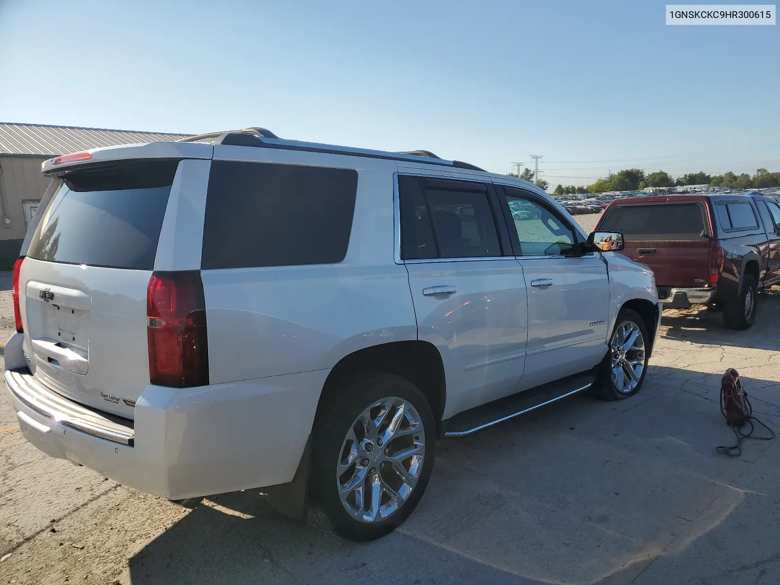 2017 Chevrolet Tahoe K1500 Premier VIN: 1GNSKCKC9HR300615 Lot: 63647604