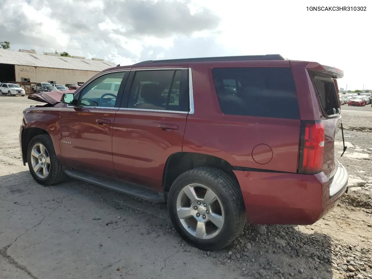 2017 Chevrolet Tahoe C1500 Ls VIN: 1GNSCAKC3HR310302 Lot: 64030504