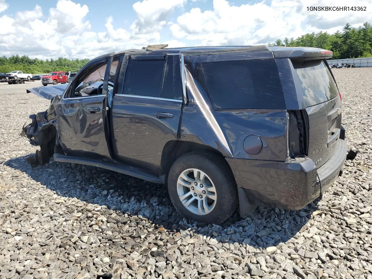 2017 Chevrolet Tahoe K1500 Lt VIN: 1GNSKBKC6HR143362 Lot: 66160714