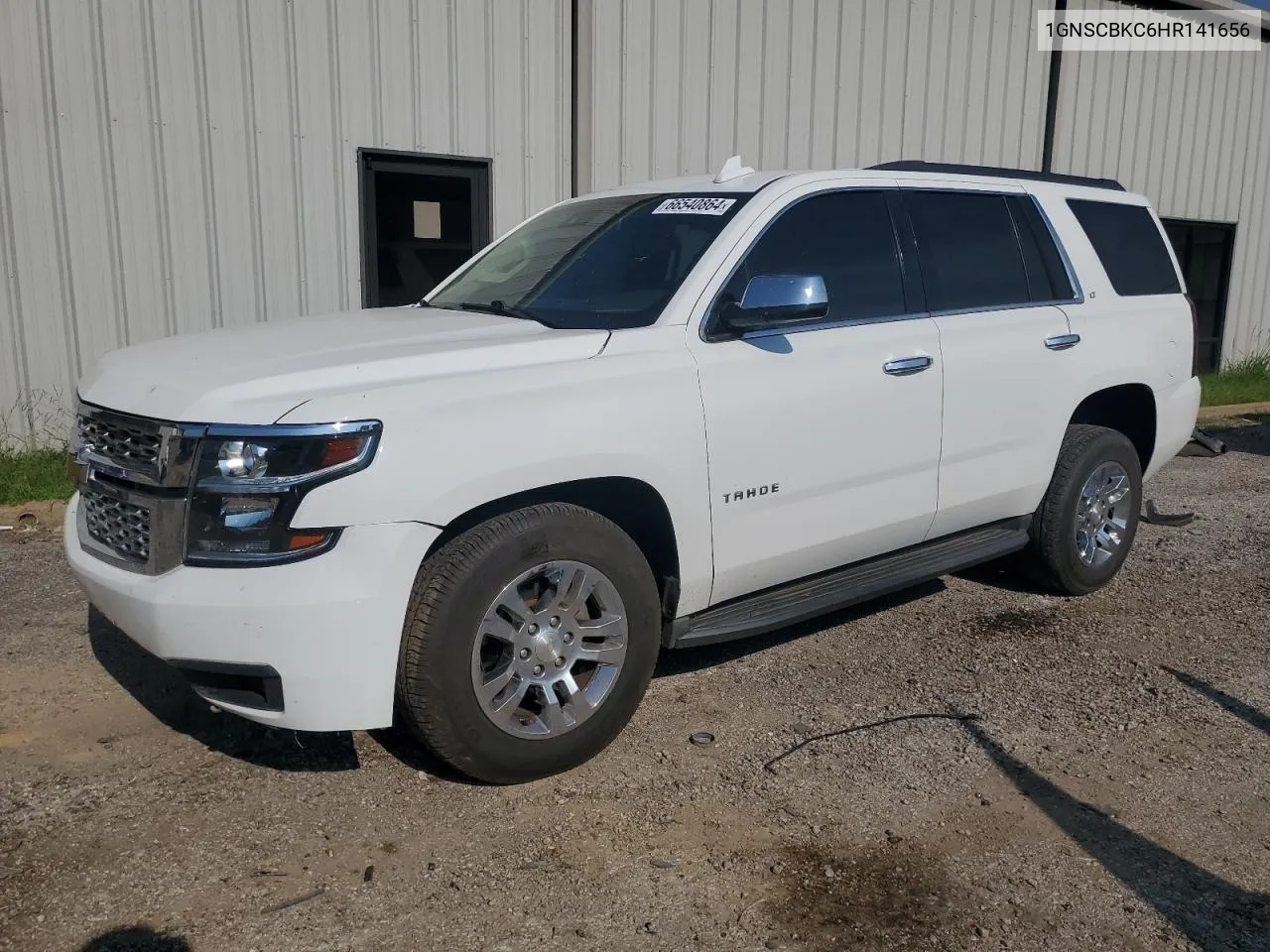 2017 Chevrolet Tahoe C1500 Lt VIN: 1GNSCBKC6HR141656 Lot: 66540864