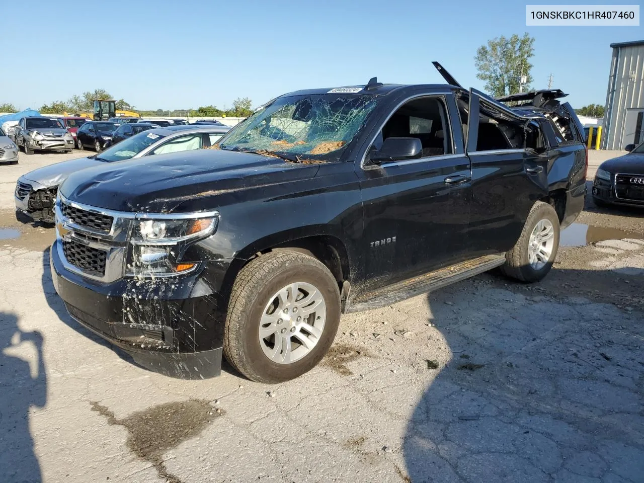 2017 Chevrolet Tahoe K1500 Lt VIN: 1GNSKBKC1HR407460 Lot: 69460324