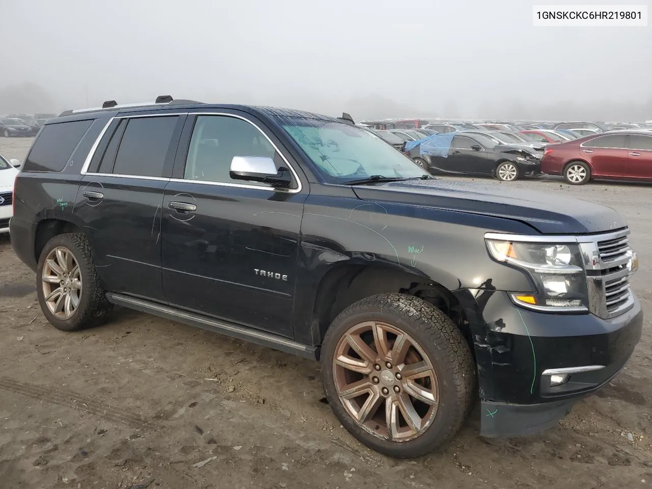 2017 Chevrolet Tahoe K1500 Premier VIN: 1GNSKCKC6HR219801 Lot: 69780574