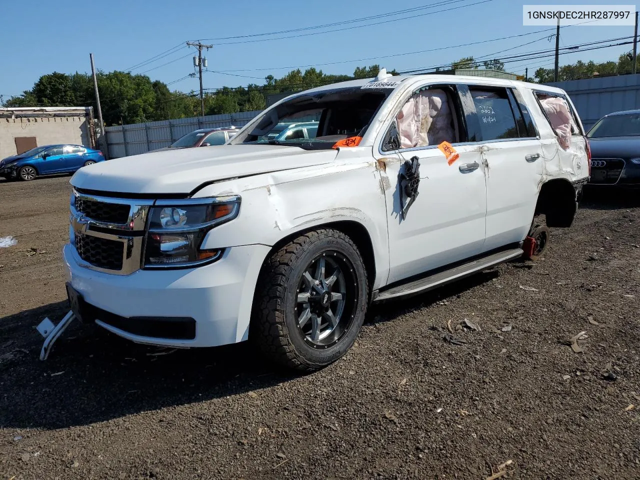 2017 Chevrolet Tahoe Police VIN: 1GNSKDEC2HR287997 Lot: 70189844