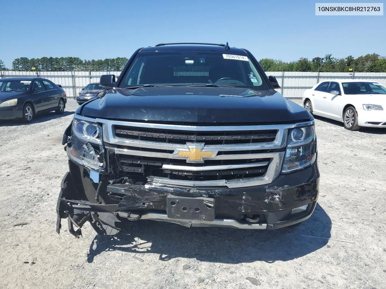 2017 Chevrolet Tahoe K1500 Lt VIN: 1GNSKBKC8HR212763 Lot: 70561914