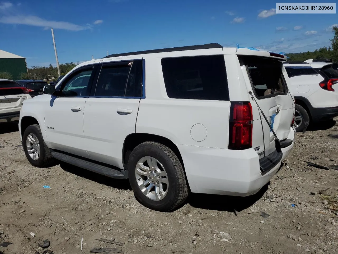 2017 Chevrolet Tahoe K1500 Ls VIN: 1GNSKAKC3HR128960 Lot: 70574504