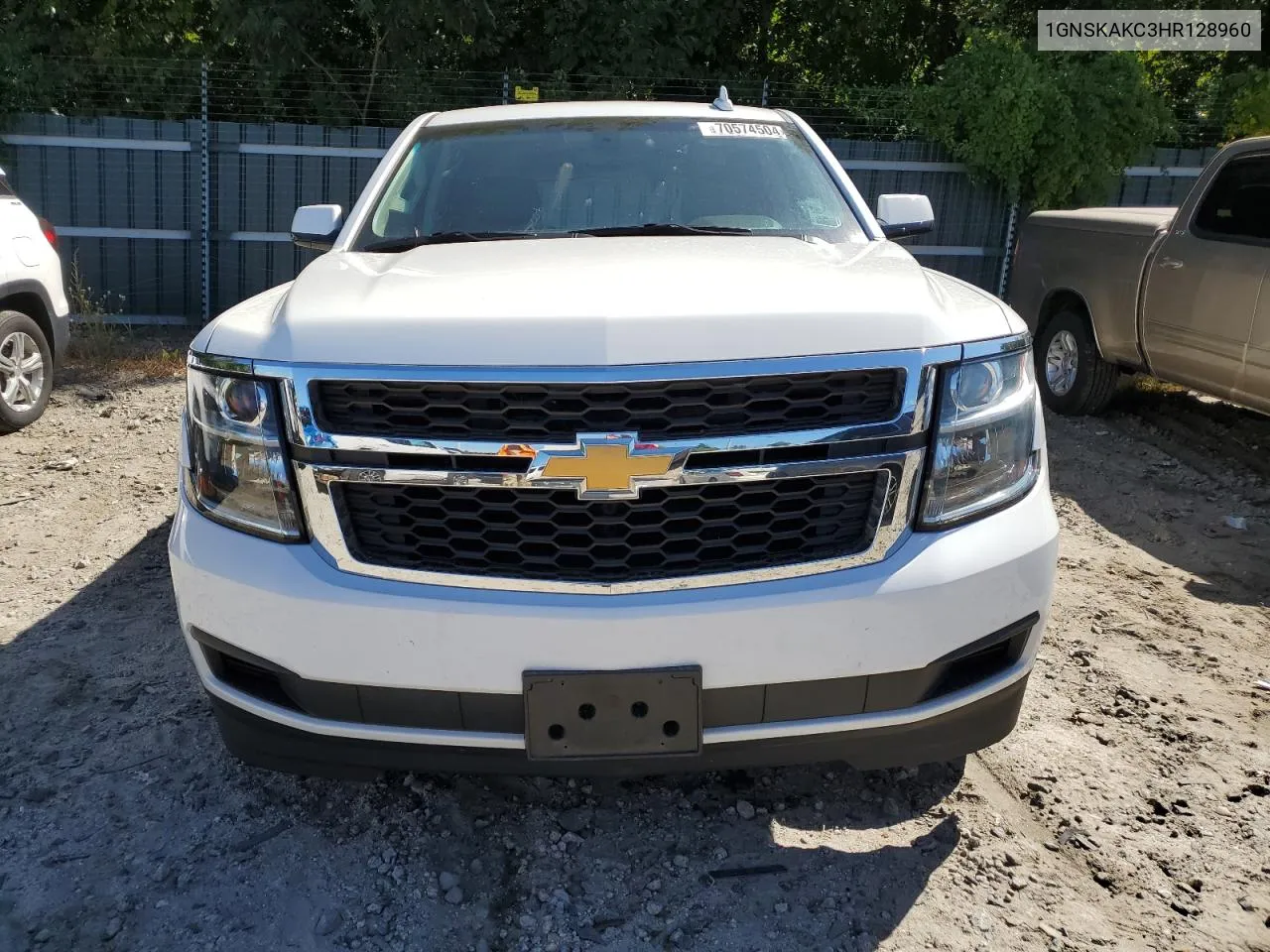 2017 Chevrolet Tahoe K1500 Ls VIN: 1GNSKAKC3HR128960 Lot: 70574504