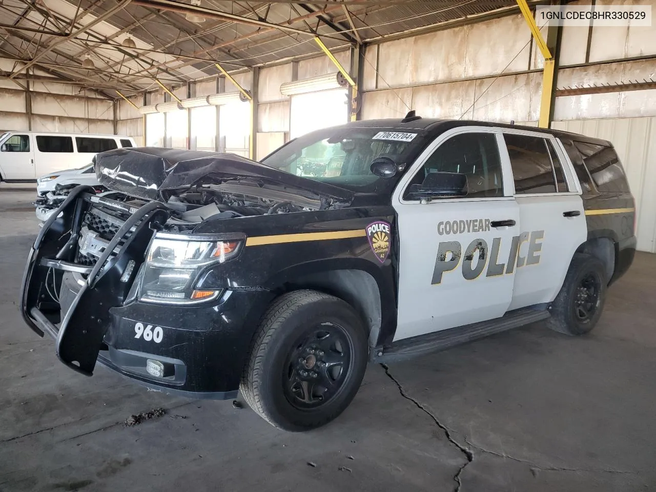 2017 Chevrolet Tahoe Police VIN: 1GNLCDEC8HR330529 Lot: 70615704