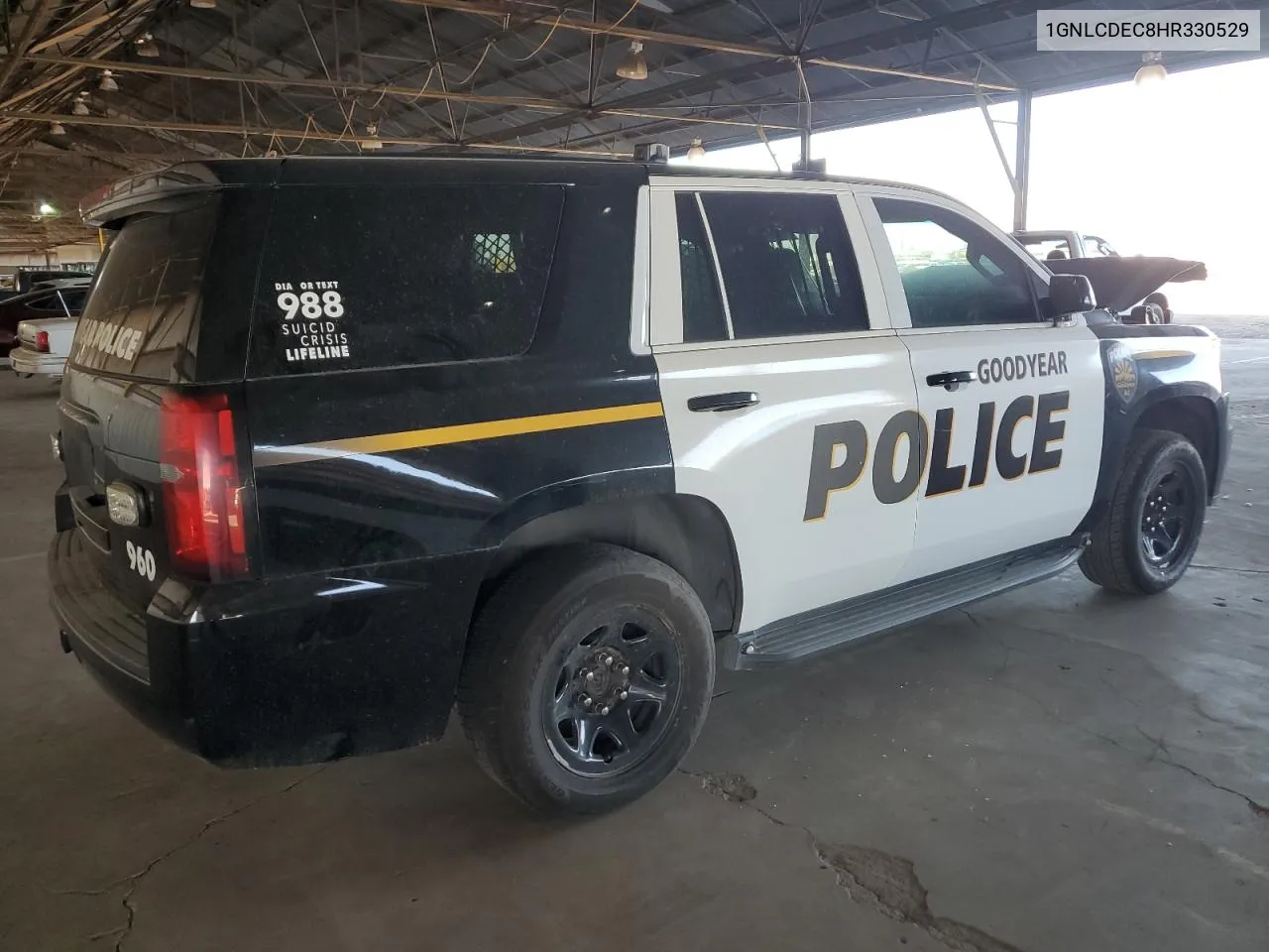 2017 Chevrolet Tahoe Police VIN: 1GNLCDEC8HR330529 Lot: 70615704