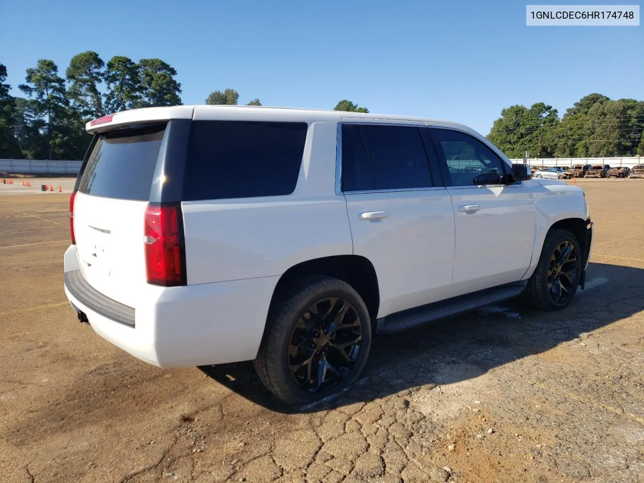 2017 Chevrolet Tahoe Police VIN: 1GNLCDEC6HR174748 Lot: 70703164