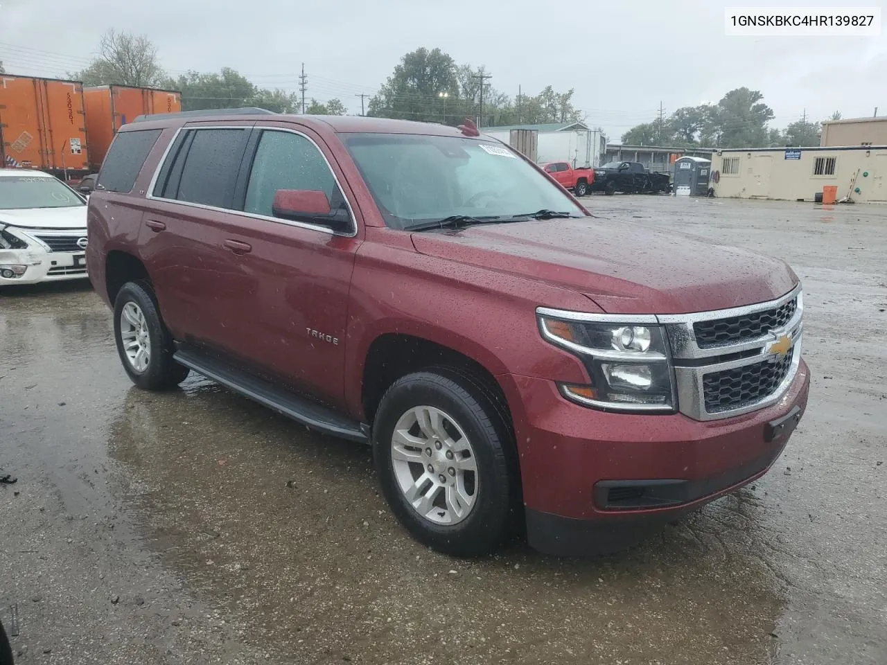 2017 Chevrolet Tahoe K1500 Lt VIN: 1GNSKBKC4HR139827 Lot: 71057414