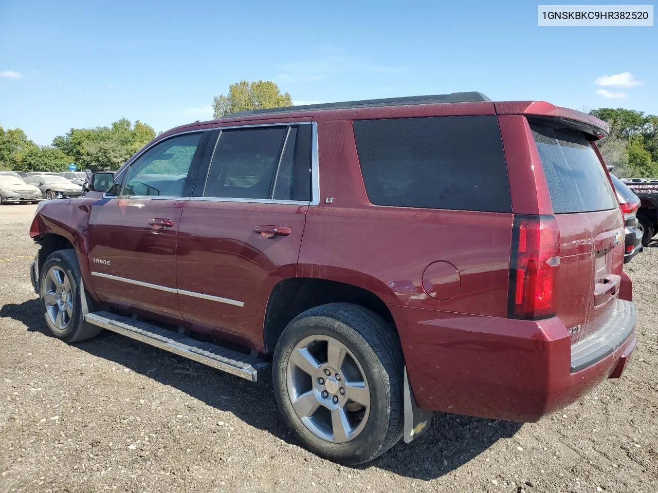 2017 Chevrolet Tahoe K1500 Lt VIN: 1GNSKBKC9HR382520 Lot: 71252134