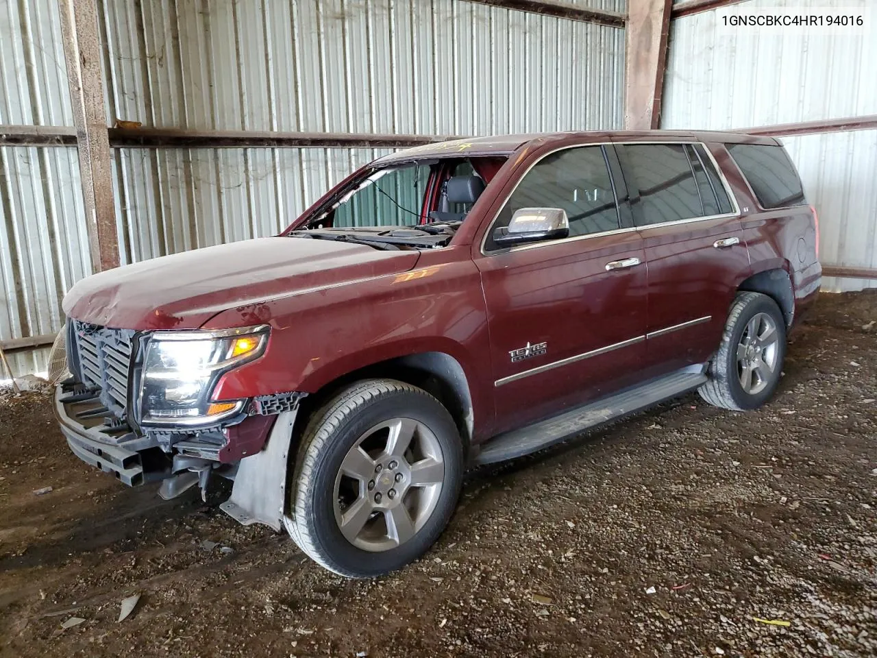 2017 Chevrolet Tahoe C1500 Lt VIN: 1GNSCBKC4HR194016 Lot: 71260534