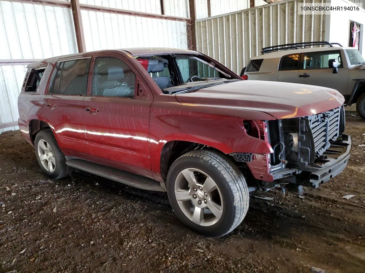 2017 Chevrolet Tahoe C1500 Lt VIN: 1GNSCBKC4HR194016 Lot: 71260534