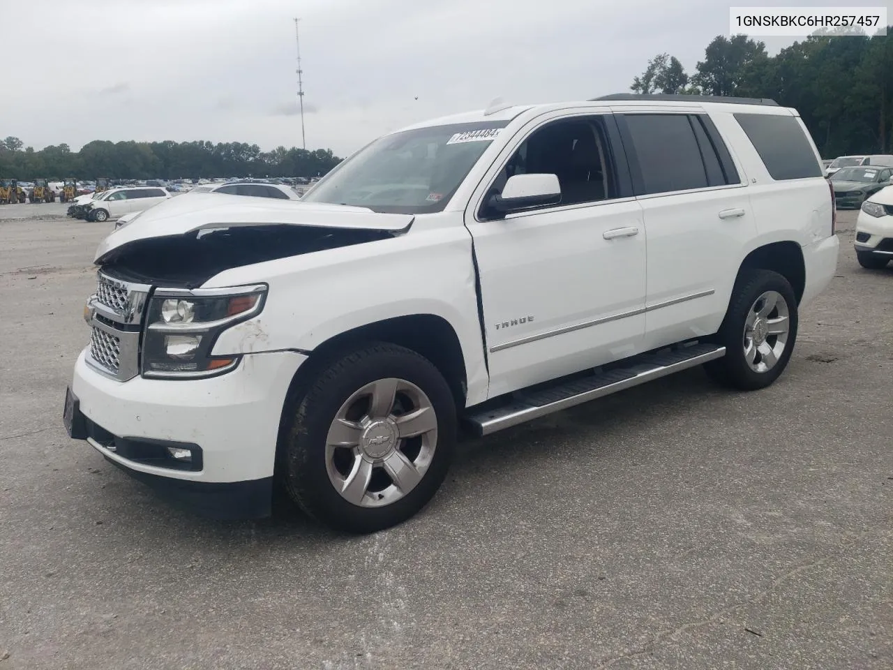 2017 Chevrolet Tahoe K1500 Lt VIN: 1GNSKBKC6HR257457 Lot: 72344484