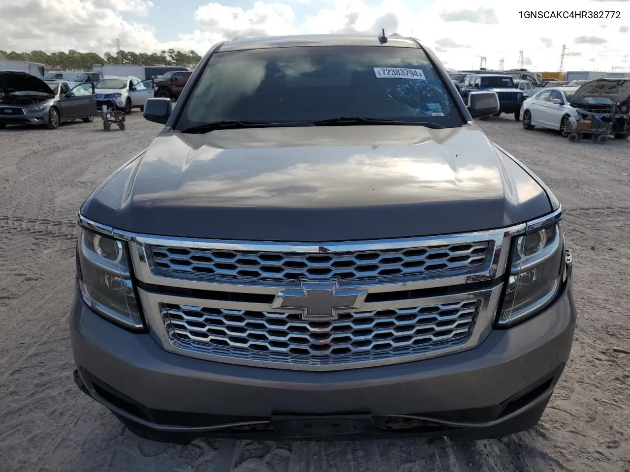 2017 Chevrolet Tahoe C1500 Ls VIN: 1GNSCAKC4HR382772 Lot: 72383794