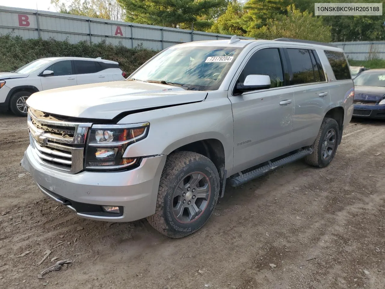 2017 Chevrolet Tahoe K1500 Lt VIN: 1GNSKBKC9HR205188 Lot: 73179204