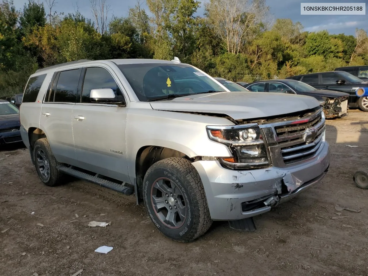 2017 Chevrolet Tahoe K1500 Lt VIN: 1GNSKBKC9HR205188 Lot: 73179204