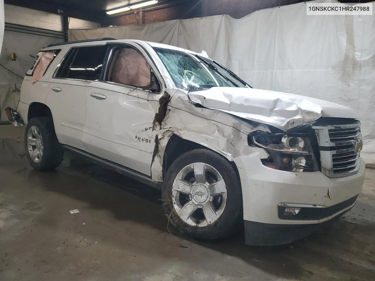 2017 Chevrolet Tahoe K1500 Premier VIN: 1GNSKCKC1HR247988 Lot: 73377874